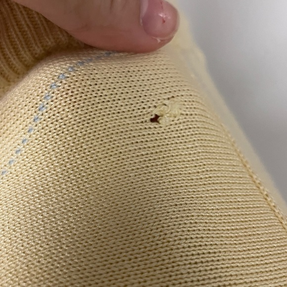 BROOKS BROTHERS Men’s Argyle Country Club Silk Sweater Size Large - Picture 3 of 5